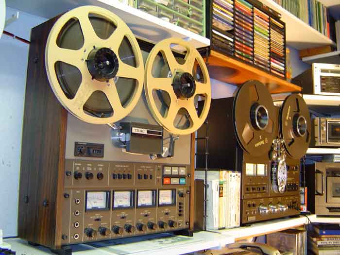 Overzichtsfoto  Teac A-3440 met Technics RS-1506